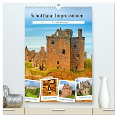 Schottland Impressionen - Schlösser und Whisky (hochwertiger Premium Wandkalender 2025 DIN A2 hoch), Kunstdruck in Hochglanz - Calvendo;Schwarze, Nina