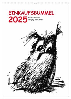 Einkaufsbummel 2025 (Wandkalender 2025 DIN A2 hoch), CALVENDO Monatskalender