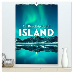 Ein Roadtrip durch Island (hochwertiger Premium Wandkalender 2025 DIN A2 hoch), Kunstdruck in Hochglanz - Calvendo;Monkey, Happy