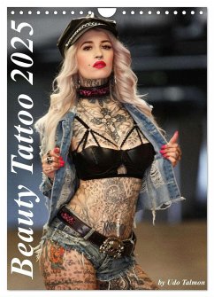 Beauty Tattoo 2025 (Wandkalender 2025 DIN A4 hoch), CALVENDO Monatskalender