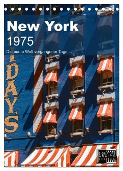 New York 1975 (Tischkalender 2025 DIN A5 hoch), CALVENDO Monatskalender - Calvendo;Schulz-Dostal, Michael