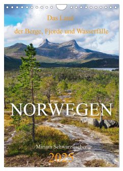 Norwegen - Das Land der Berge, Fjorde und Wasserfälle (Wandkalender 2025 DIN A4 hoch), CALVENDO Monatskalender