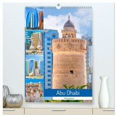 Abu Dhabi - Reiseplaner (hochwertiger Premium Wandkalender 2025 DIN A2 hoch), Kunstdruck in Hochglanz - Calvendo;Schwarze, Nina