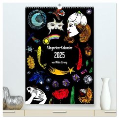 Allegorien-Kalender (hochwertiger Premium Wandkalender 2025 DIN A2 hoch), Kunstdruck in Hochglanz