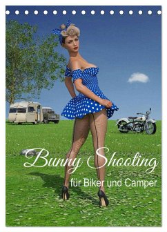 Bunny Shooting (Tischkalender 2025 DIN A5 hoch), CALVENDO Monatskalender