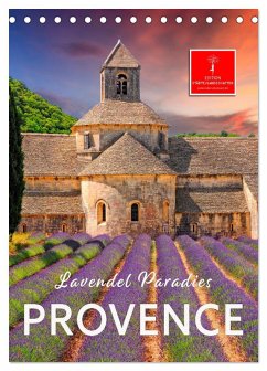 Provence Lavendel Paradies (Tischkalender 2025 DIN A5 hoch), CALVENDO Monatskalender