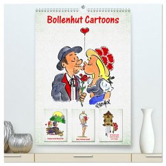Bollenhut Cartoons (hochwertiger Premium Wandkalender 2025 DIN A2 hoch), Kunstdruck in Hochglanz