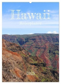 Hawaii - Reiseplaner (Wandkalender 2025 DIN A2 hoch), CALVENDO Monatskalender