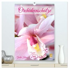 Orchideenschätze (hochwertiger Premium Wandkalender 2025 DIN A2 hoch), Kunstdruck in Hochglanz