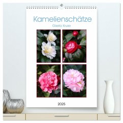 Kamelienschätze (hochwertiger Premium Wandkalender 2025 DIN A2 hoch), Kunstdruck in Hochglanz - Calvendo;Kruse, Gisela