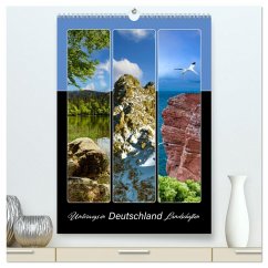 Unterwegs in Deutschland Landschaften (hochwertiger Premium Wandkalender 2025 DIN A2 hoch), Kunstdruck in Hochglanz