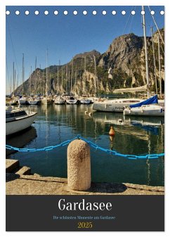 Gardasee - Die schönsten Momente am Gardasee (Tischkalender 2025 DIN A5 hoch), CALVENDO Monatskalender - Calvendo;Balzerek, Reinhard
