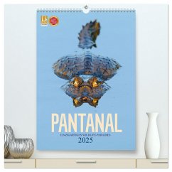 Pantanal ¿ Einzigartiges Wildlife-Paradies (hochwertiger Premium Wandkalender 2025 DIN A2 hoch), Kunstdruck in Hochglanz - Calvendo;Krutz, Christina