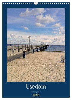 Usedom Ostsee - Terminplaner (Wandkalender 2025 DIN A3 hoch), CALVENDO Monatskalender