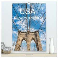 USA - New York City (hochwertiger Premium Wandkalender 2025 DIN A2 hoch), Kunstdruck in Hochglanz - Calvendo;pixs:sell