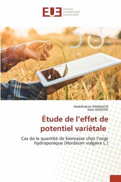 Étude de l¿effet de potentiel variétale - Hannachi, Abdelhakim;DADICHE, Hani