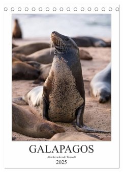 Galapagos - Atemberaubende Tierwelt (Tischkalender 2025 DIN A5 hoch), CALVENDO Monatskalender