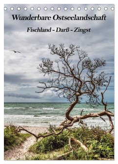 Wunderbare Ostseelandschaft Fischland-Darß-Zingst (Tischkalender 2025 DIN A5 hoch), CALVENDO Monatskalender