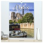 PARIS Stadtspaziergang (hochwertiger Premium Wandkalender 2025 DIN A2 hoch), Kunstdruck in Hochglanz