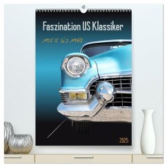 Faszination US Klassiker 1955 bis 1967 (hochwertiger Premium Wandkalender 2025 DIN A2 hoch), Kunstdruck in Hochglanz