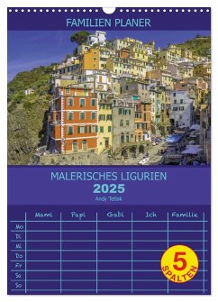 Malerisches Ligurien (Wandkalender 2025 DIN A3 hoch), CALVENDO Monatskalender