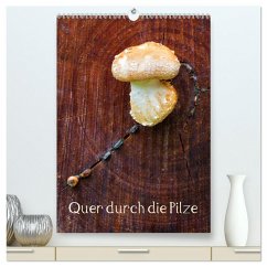 Quer durch die Pilze (hochwertiger Premium Wandkalender 2025 DIN A2 hoch), Kunstdruck in Hochglanz