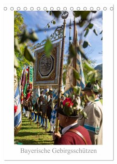 Bayerische Gebirgsschützen (Tischkalender 2025 DIN A5 hoch), CALVENDO Monatskalender - Calvendo;Faltermaier, Franz