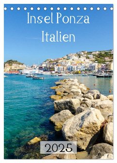 Insel Ponza - Italien (Tischkalender 2025 DIN A5 hoch), CALVENDO Monatskalender