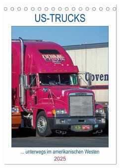 US-Trucks ... unterwegs im amerikanischen Westen - Monatsplaner (Tischkalender 2025 DIN A5 hoch), CALVENDO Monatskalender - Calvendo;Meißner, Daniel