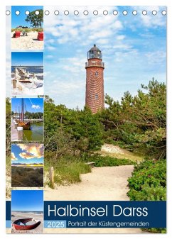 Halbinsel Darss, Portrait der Küstengemeinden (Tischkalender 2025 DIN A5 hoch), CALVENDO Monatskalender