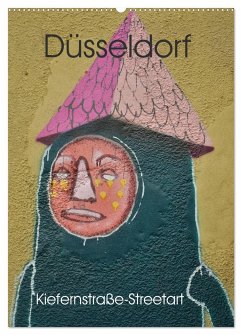 Düsseldorf Kiefernstraße-Streetart (Wandkalender 2025 DIN A2 hoch), CALVENDO Monatskalender - Calvendo;Grobelny, Renate