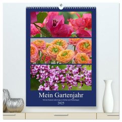 Mein Gartenjahr - Mit der Kamera unterwegs in Gärten und Parkanlagen (hochwertiger Premium Wandkalender 2025 DIN A2 hoch), Kunstdruck in Hochglanz