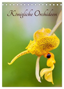 Königliche Orchideen (Tischkalender 2025 DIN A5 hoch), CALVENDO Monatskalender