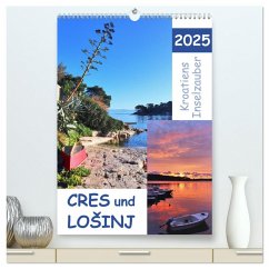 Kroatiens Inselzauber, Cres und Losinj (hochwertiger Premium Wandkalender 2025 DIN A2 hoch), Kunstdruck in Hochglanz