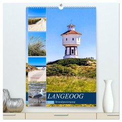 LANGEOOG Strandspaziergang (hochwertiger Premium Wandkalender 2025 DIN A2 hoch), Kunstdruck in Hochglanz - Calvendo;Dreegmeyer, Andrea