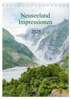 Neuseeland Impressionen (Tischkalender 2025 DIN A5 hoch), CALVENDO Monatskalender - Calvendo;pixs:sell
