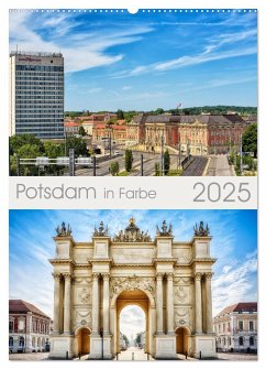 Potsdam in Farbe (Wandkalender 2025 DIN A2 hoch), CALVENDO Monatskalender