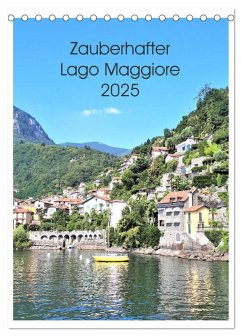 Zauberhafter Lago Maggiore (Tischkalender 2025 DIN A5 hoch), CALVENDO Monatskalender - Calvendo;Konkel, Christine