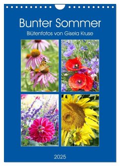 Bunter Sommer (Wandkalender 2025 DIN A4 hoch), CALVENDO Monatskalender