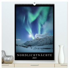 Nordlichtnächte (hochwertiger Premium Wandkalender 2025 DIN A2 hoch), Kunstdruck in Hochglanz - Calvendo;Worm, Sebastian