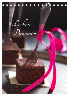 Leckere Brownies (Tischkalender 2025 DIN A5 hoch), CALVENDO Monatskalender