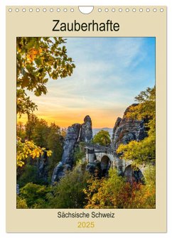Zauberhafte Sächsische Schweiz (Wandkalender 2025 DIN A4 hoch), CALVENDO Monatskalender
