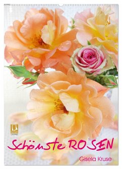 Schönste Rosen (Wandkalender 2025 DIN A2 hoch), CALVENDO Monatskalender