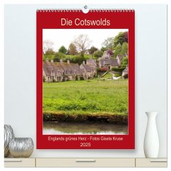Die Cotswolds Englands grünes Herz (hochwertiger Premium Wandkalender 2025 DIN A2 hoch), Kunstdruck in Hochglanz
