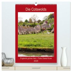 Die Cotswolds Englands grünes Herz (hochwertiger Premium Wandkalender 2025 DIN A2 hoch), Kunstdruck in Hochglanz - Calvendo;Kruse, Gisela