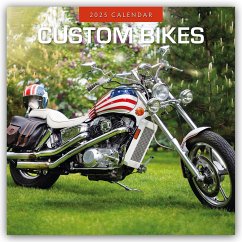 Custom Bikes - Umgebaute Motorräder 2025 - 16-Monatskalender - Red Robin Publishing Ltd