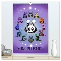 Mimiplushies (hochwertiger Premium Wandkalender 2025 DIN A2 hoch), Kunstdruck in Hochglanz - Calvendo;Creation / Petra Haberhauer, Pezi