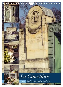 Le Cimetière du Père-Lachaise in Paris (Wandkalender 2025 DIN A4 hoch), CALVENDO Monatskalender