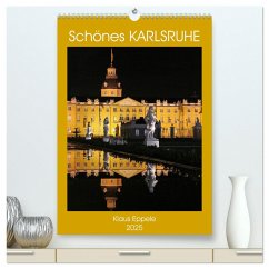 Schönes Karlsruhe (hochwertiger Premium Wandkalender 2025 DIN A2 hoch), Kunstdruck in Hochglanz