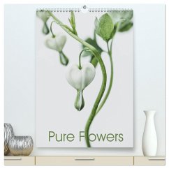 Pure Flowers (hochwertiger Premium Wandkalender 2025 DIN A2 hoch), Kunstdruck in Hochglanz